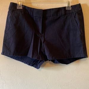 J. Crew Navy Dress Shorts Size 6